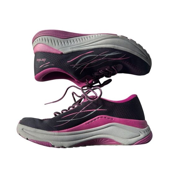 Dansko Women's Pace Pink Mesh Black Gray Walking Lace Up Sneakers EU 41 10.5/11 - Picture 10 of 12